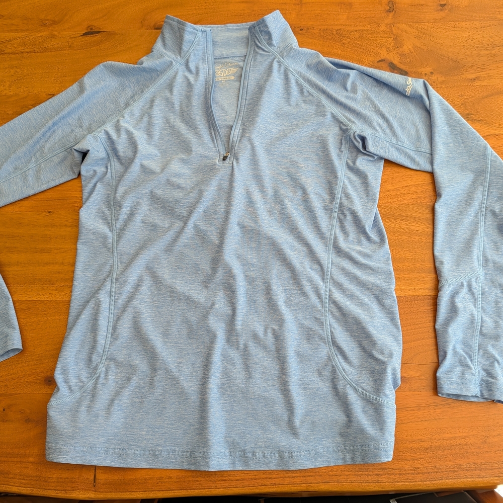 Women's Blue Quarter-Zip Sweatshirt